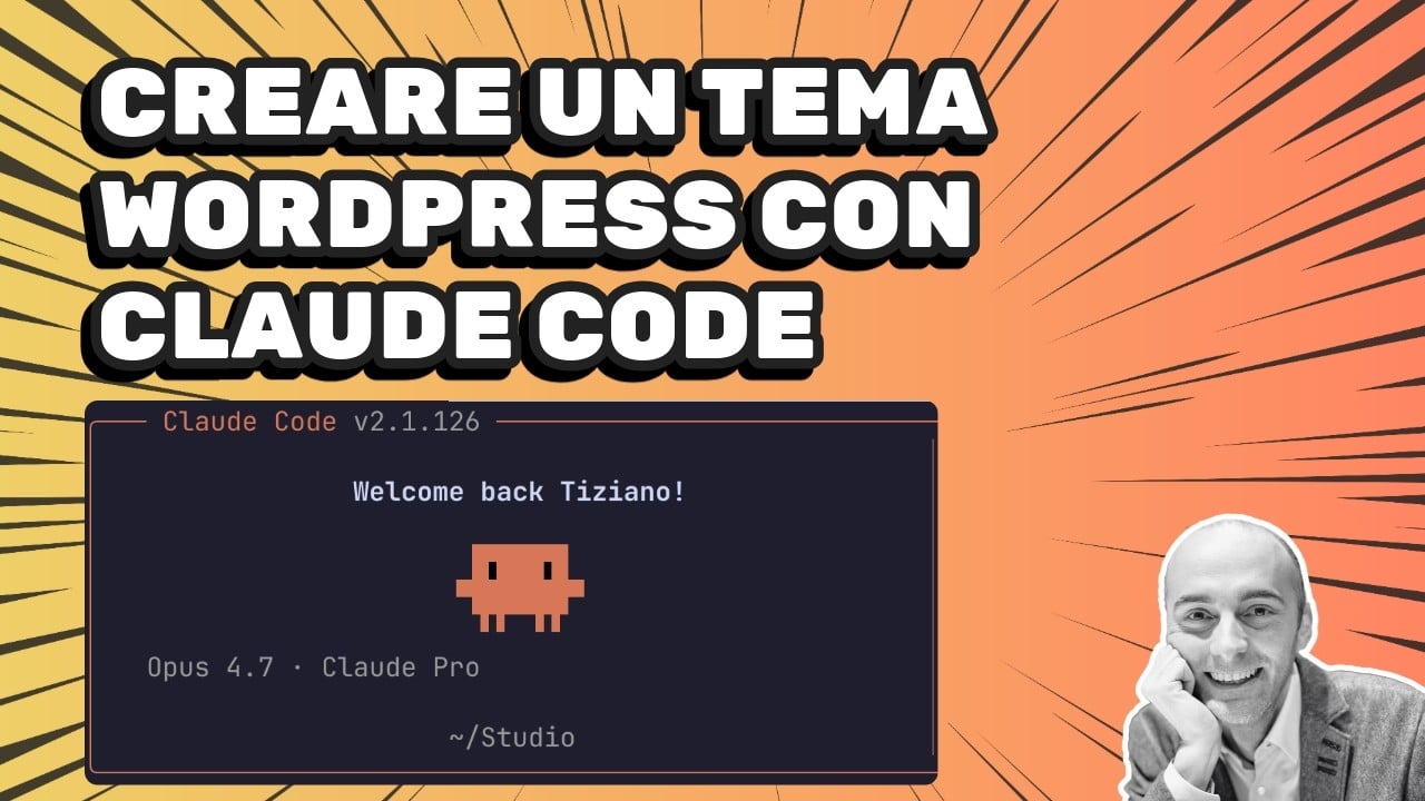 Creare un tema WordPress con l'AI con Claude Code