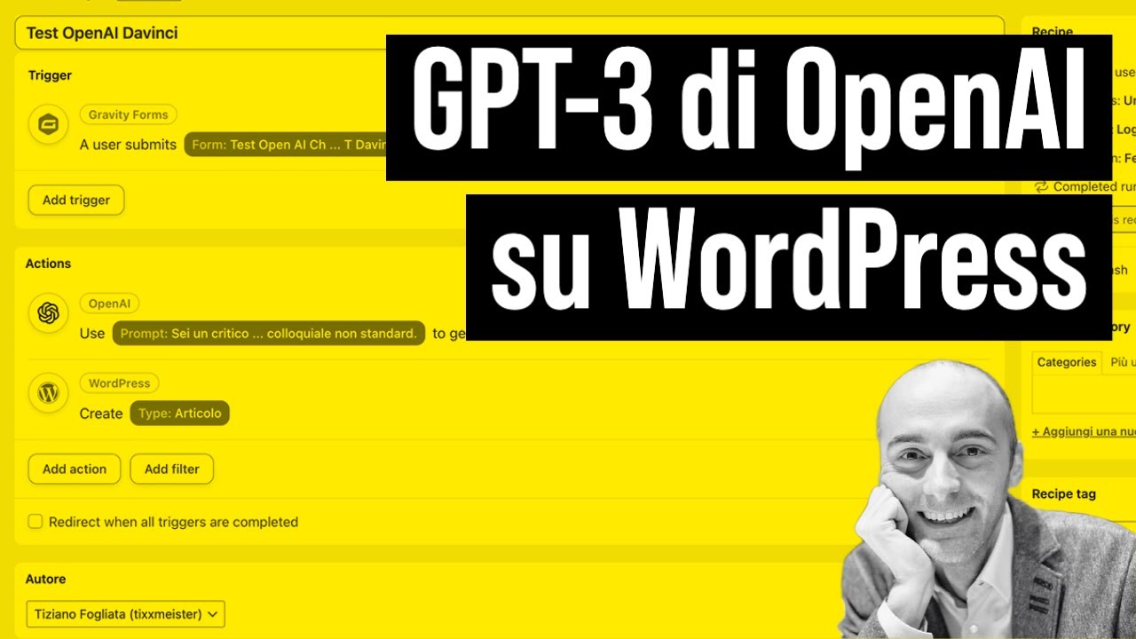 Come integrare GPT-3 di OpenAI su WordPress