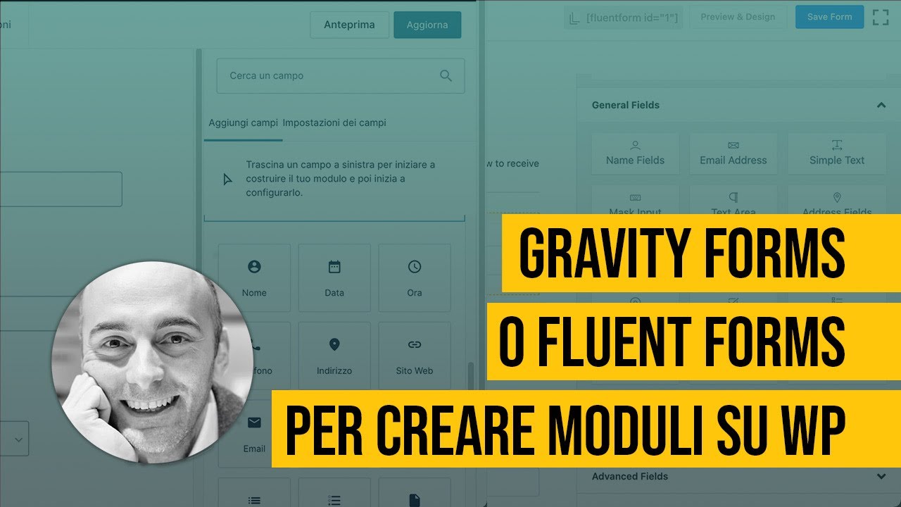 Gravity Forms o Fluent Forms per creare moduli su WordPress