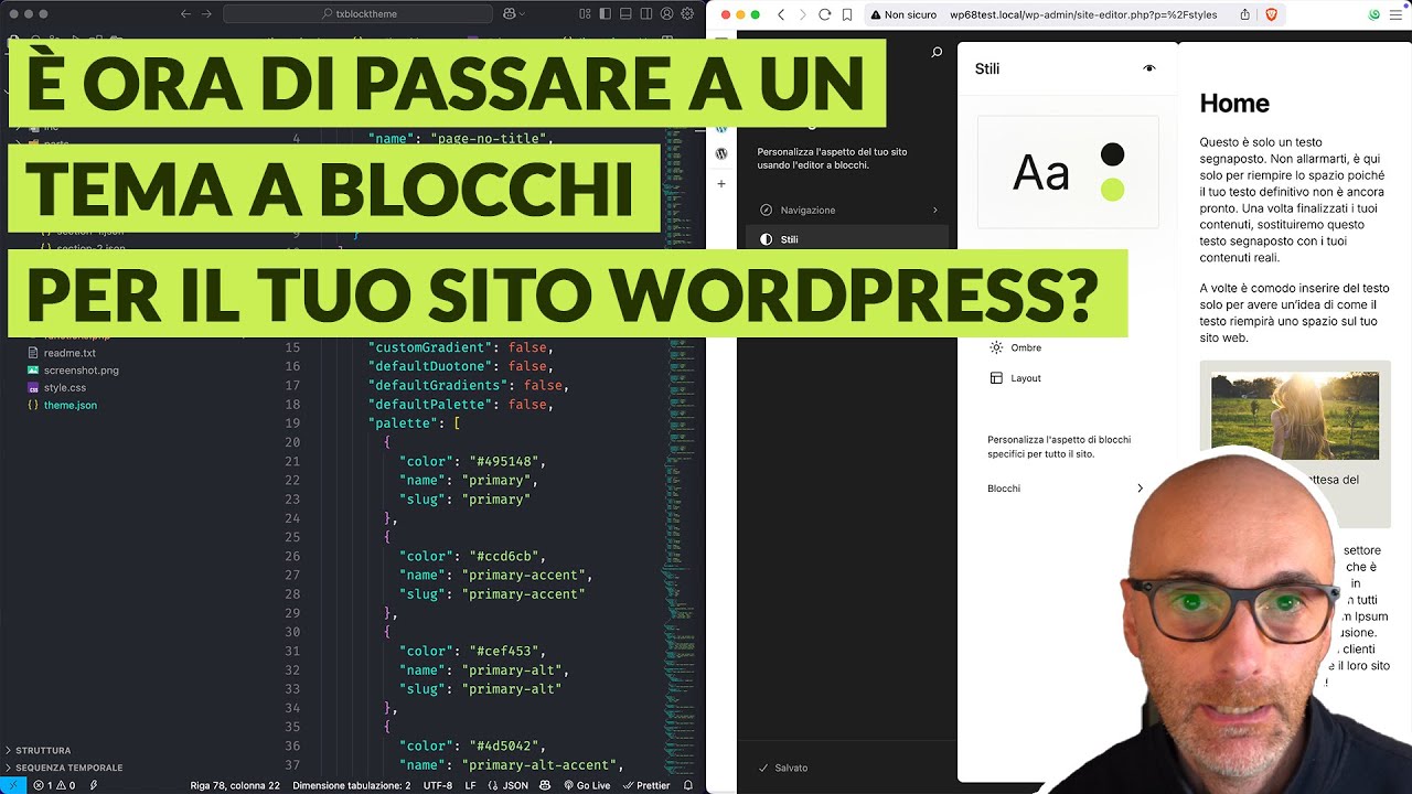 Temi a blocchi e Full Site Editing con WordPress sono la soluzione adatta a te?