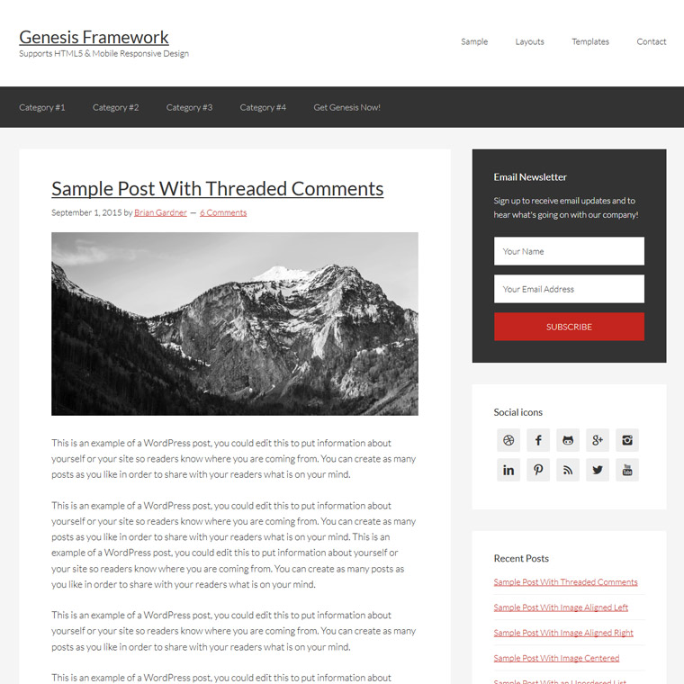 Genesis Framework per WordPress