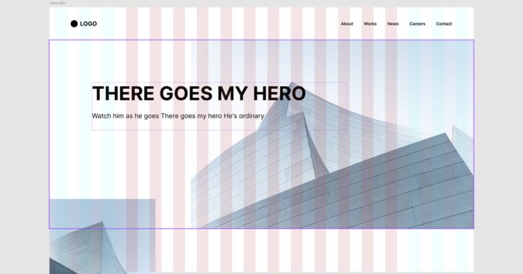Hero Image Pattern